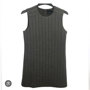 Cynthia Rowley chunky cable knit sleeveless dress romper grey women’s size XL